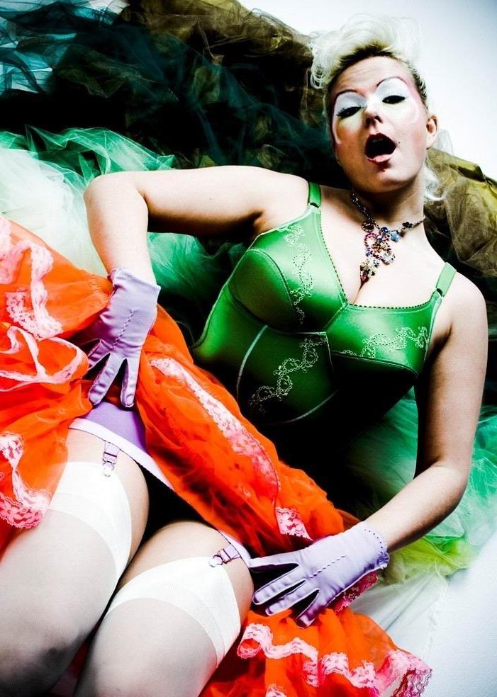 15P sexy girls in girdles and stockings