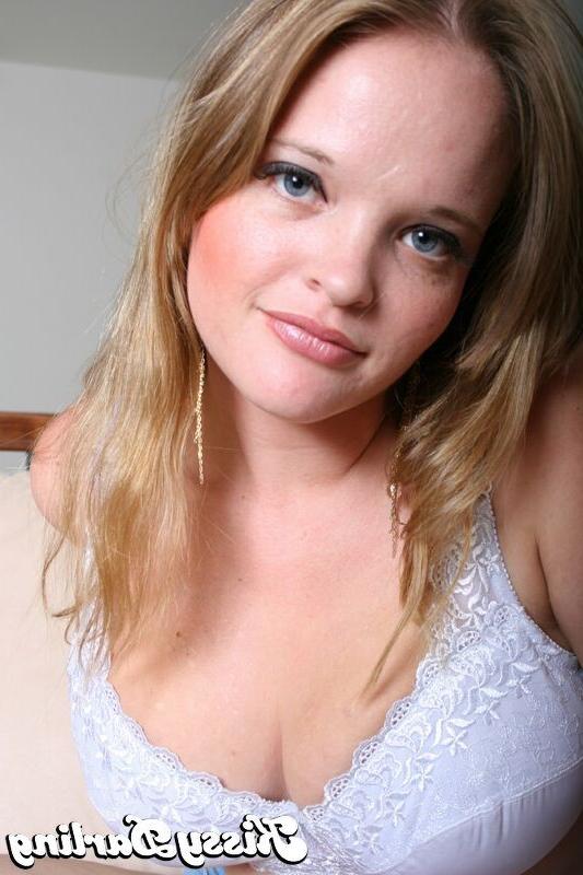 15P Kinky blonde teen nymphet Kissy strips bra and shows her massive