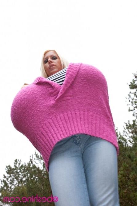 14P Huge fake tits