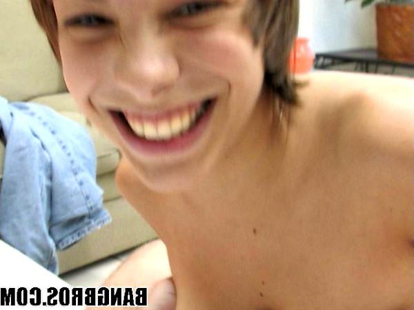 16P Very young thin teen with gigantic breasts