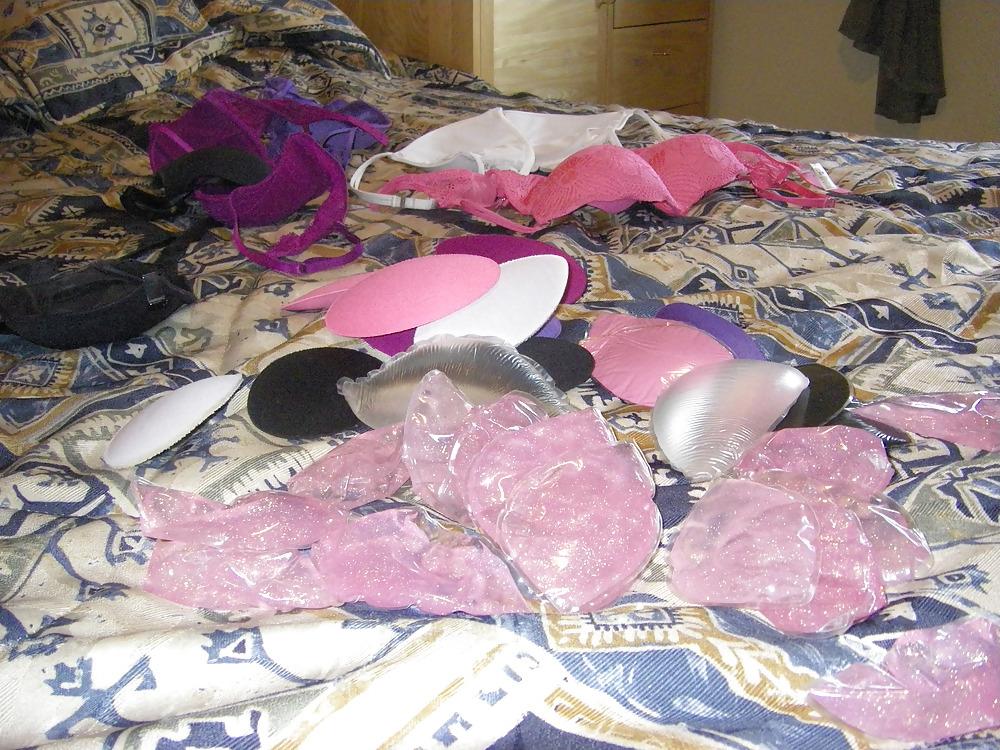 6P My gf fully padded D's push-up bra