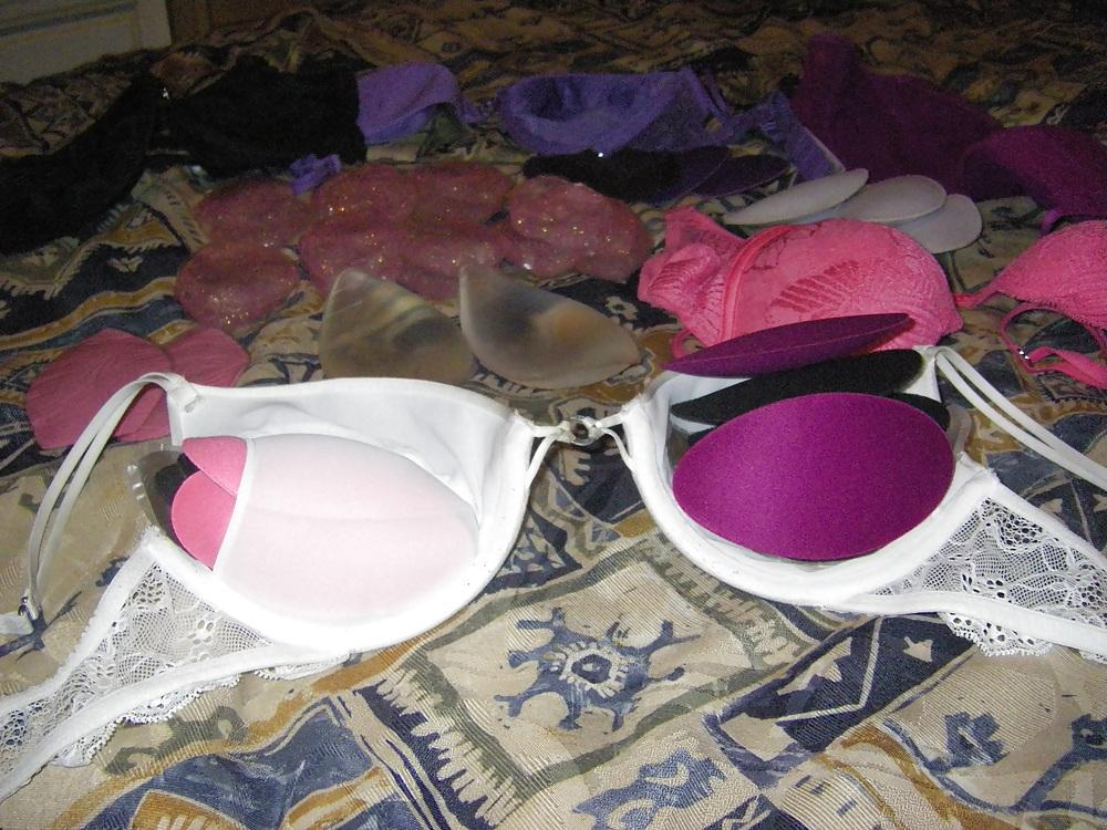 6P My gf fully padded D's push-up bra