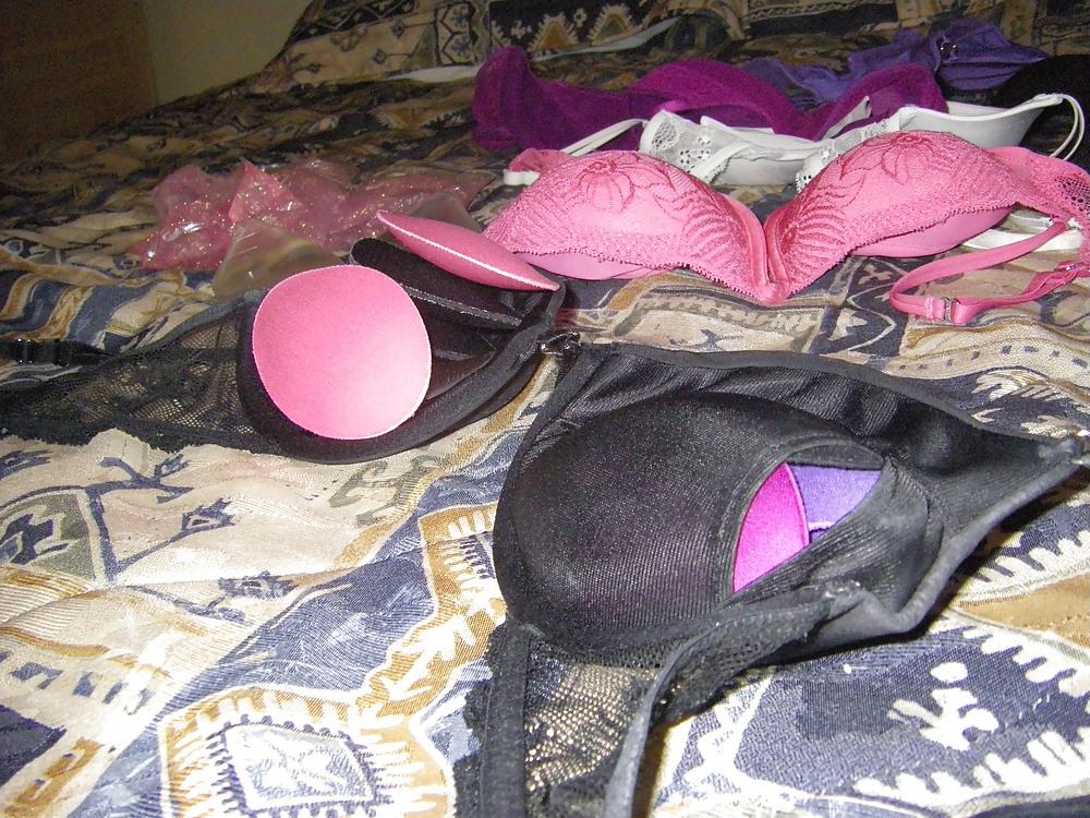6P My gf fully padded D's push-up bra