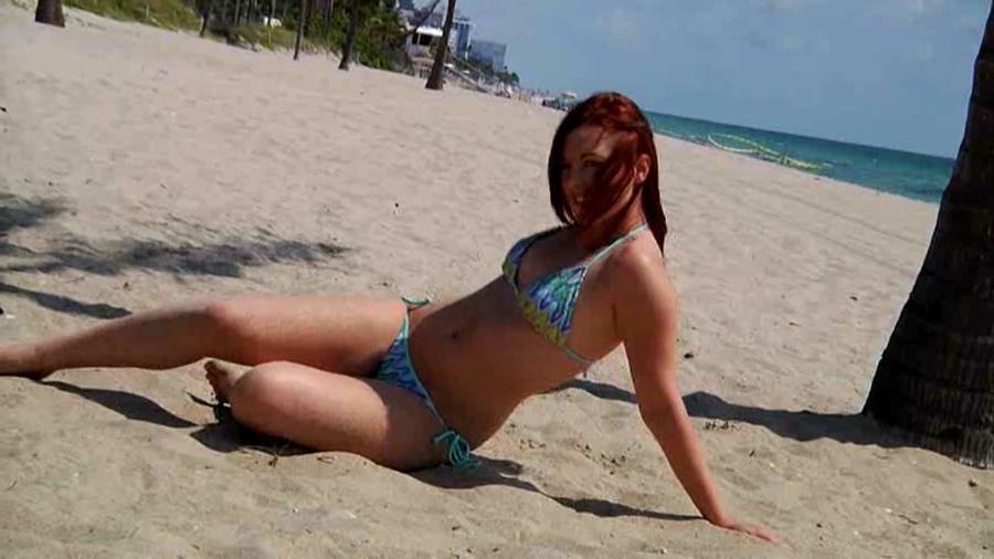 15P Bikini teen Cammie Fox dancing and fucking a guy