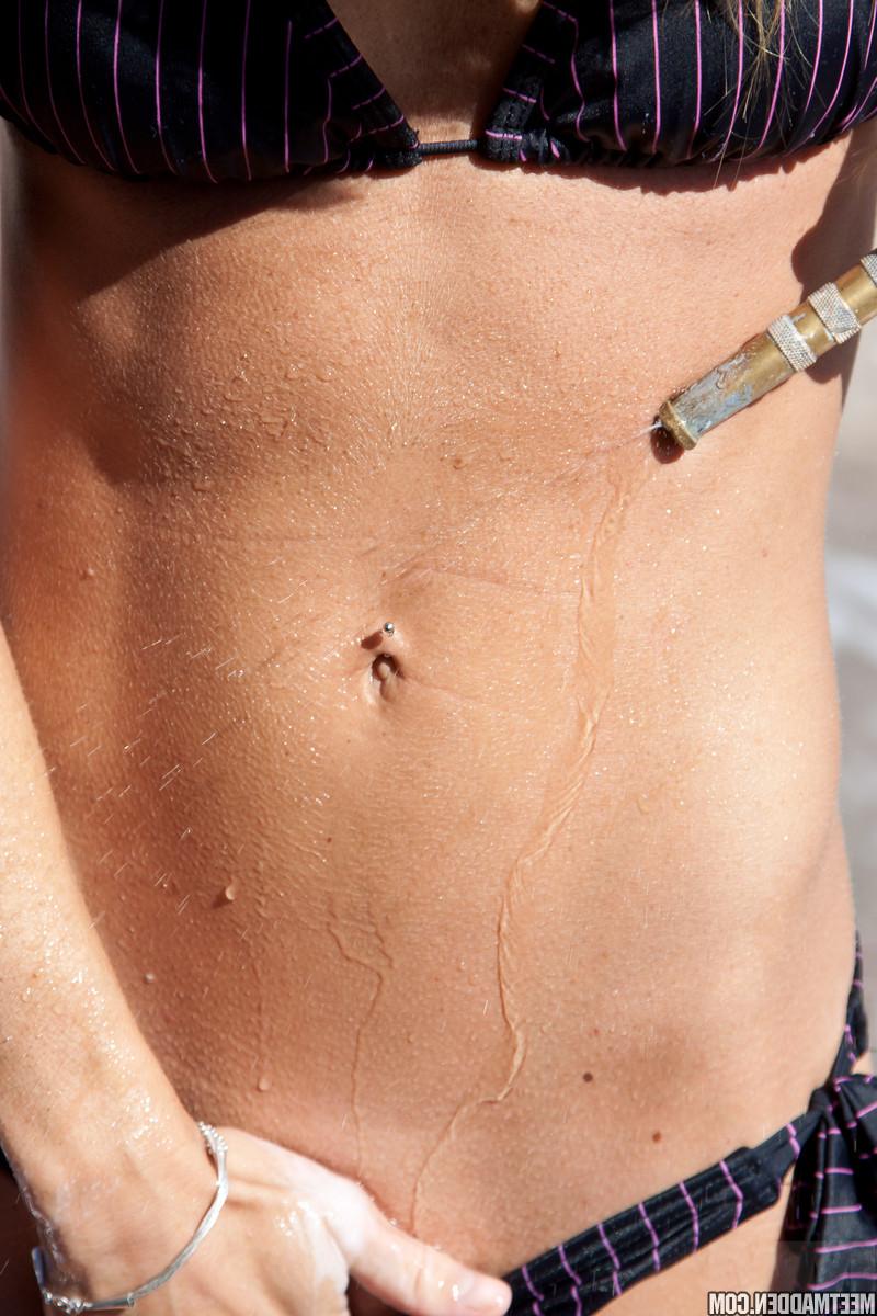 13P Bikini girl gets wet