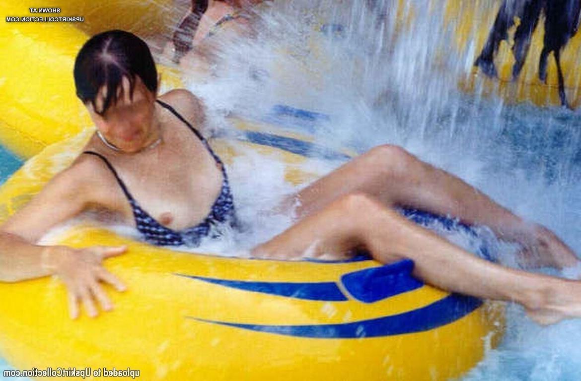 12P Tits and nipples pulling out of bikini dolls bras