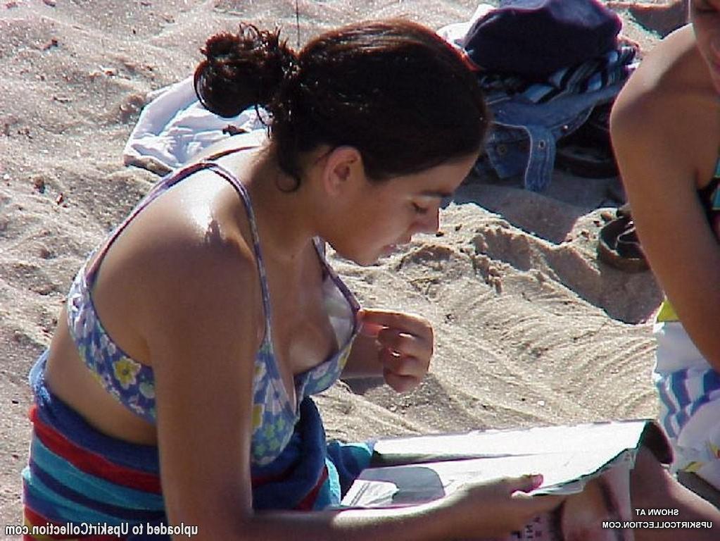 12P Tits and nipples pulling out of bikini dolls bras