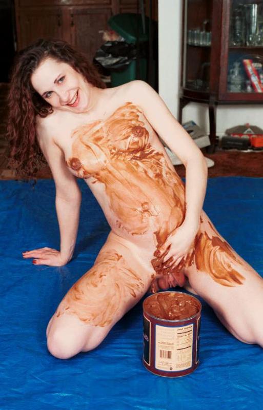 15P Messed up pregnant redhead beauty