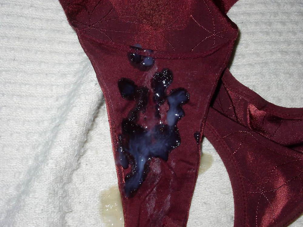 13P Cum on gf panties