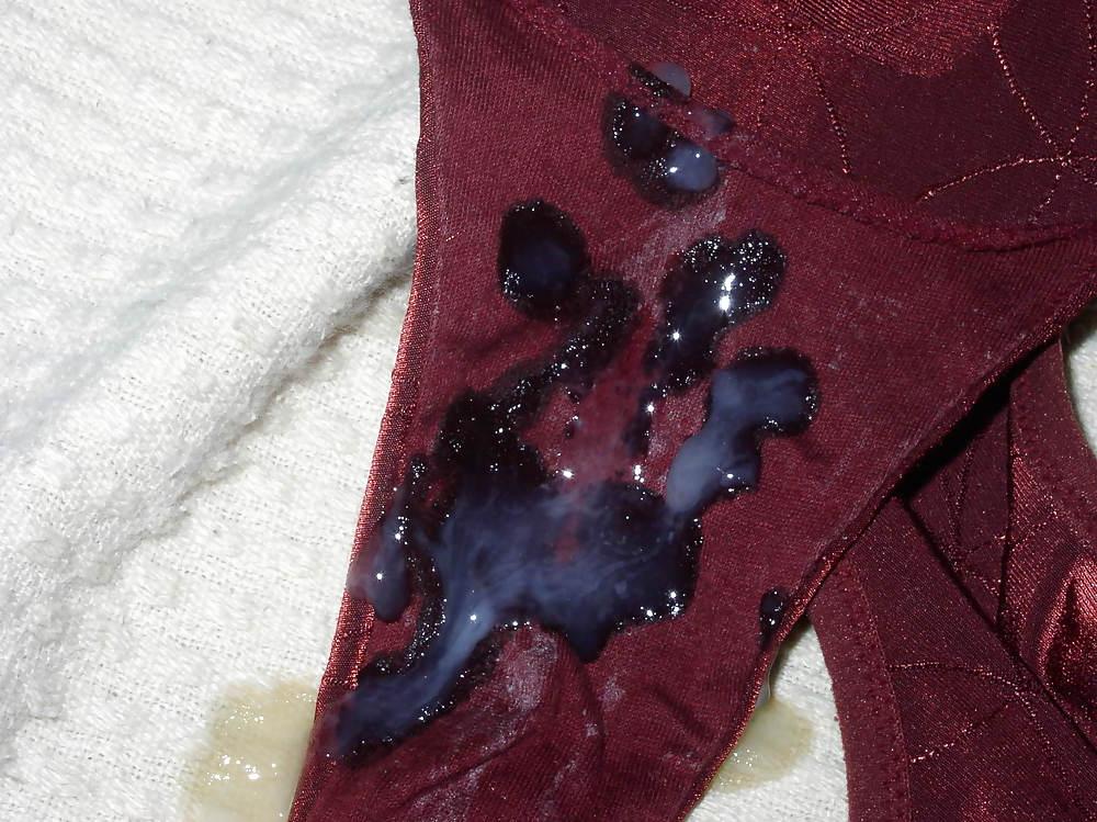 13P Cum on gf panties