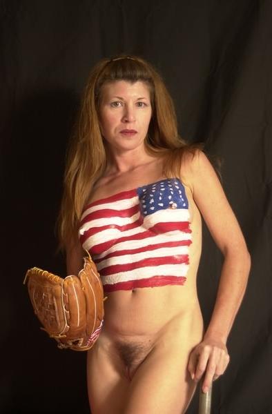 16P Sporty-Look Mature Posing and Stripping with bat