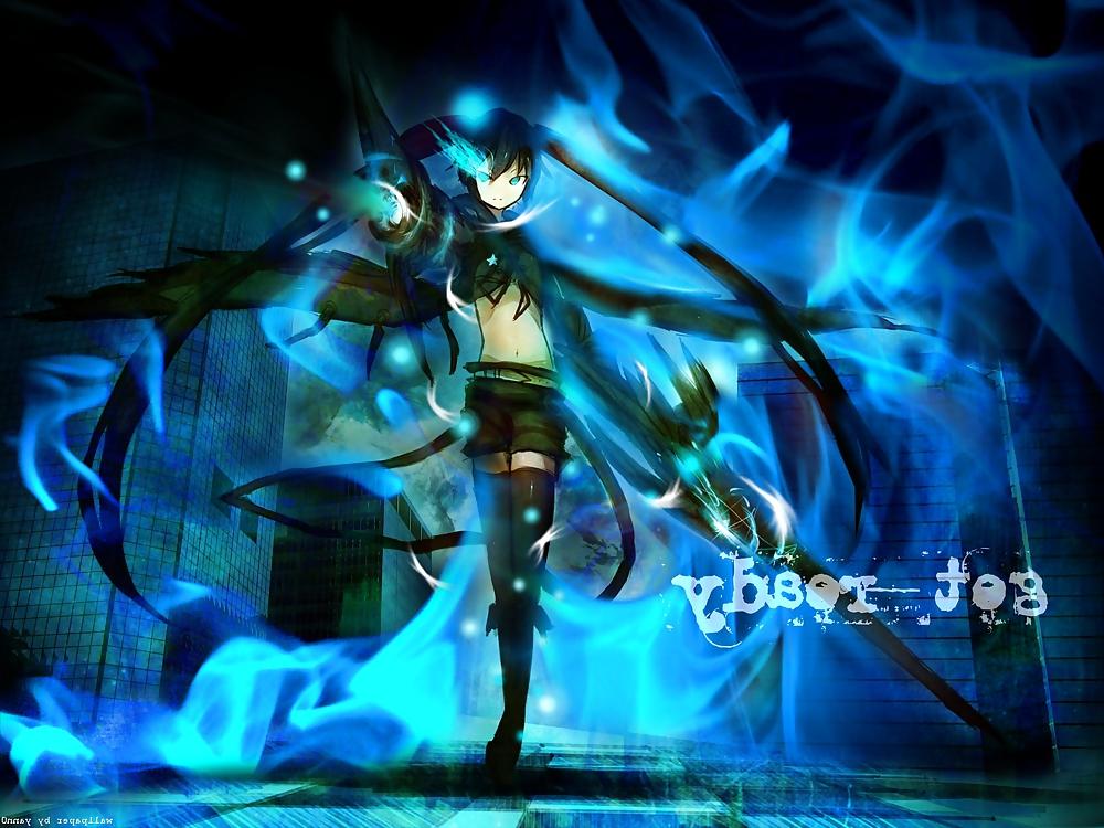 9P Black Rock Shooter Gothic Anime Girl