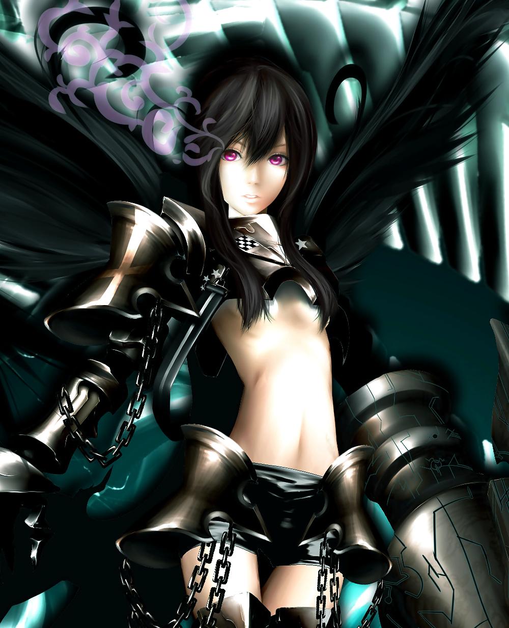9P Black Rock Shooter Gothic Anime Girl