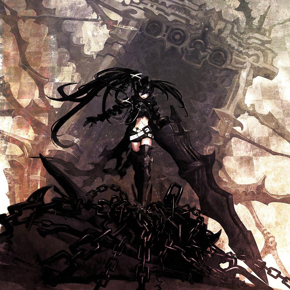9P Black Rock Shooter Gothic Anime Girl