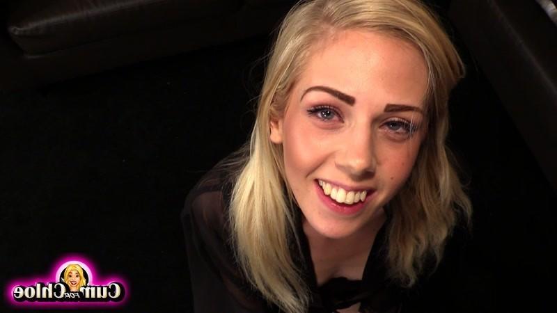 15P Blonde wants facial