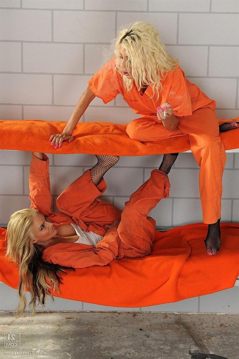 18P Puma Swede and Phoenix Maire strap on fuck in jail