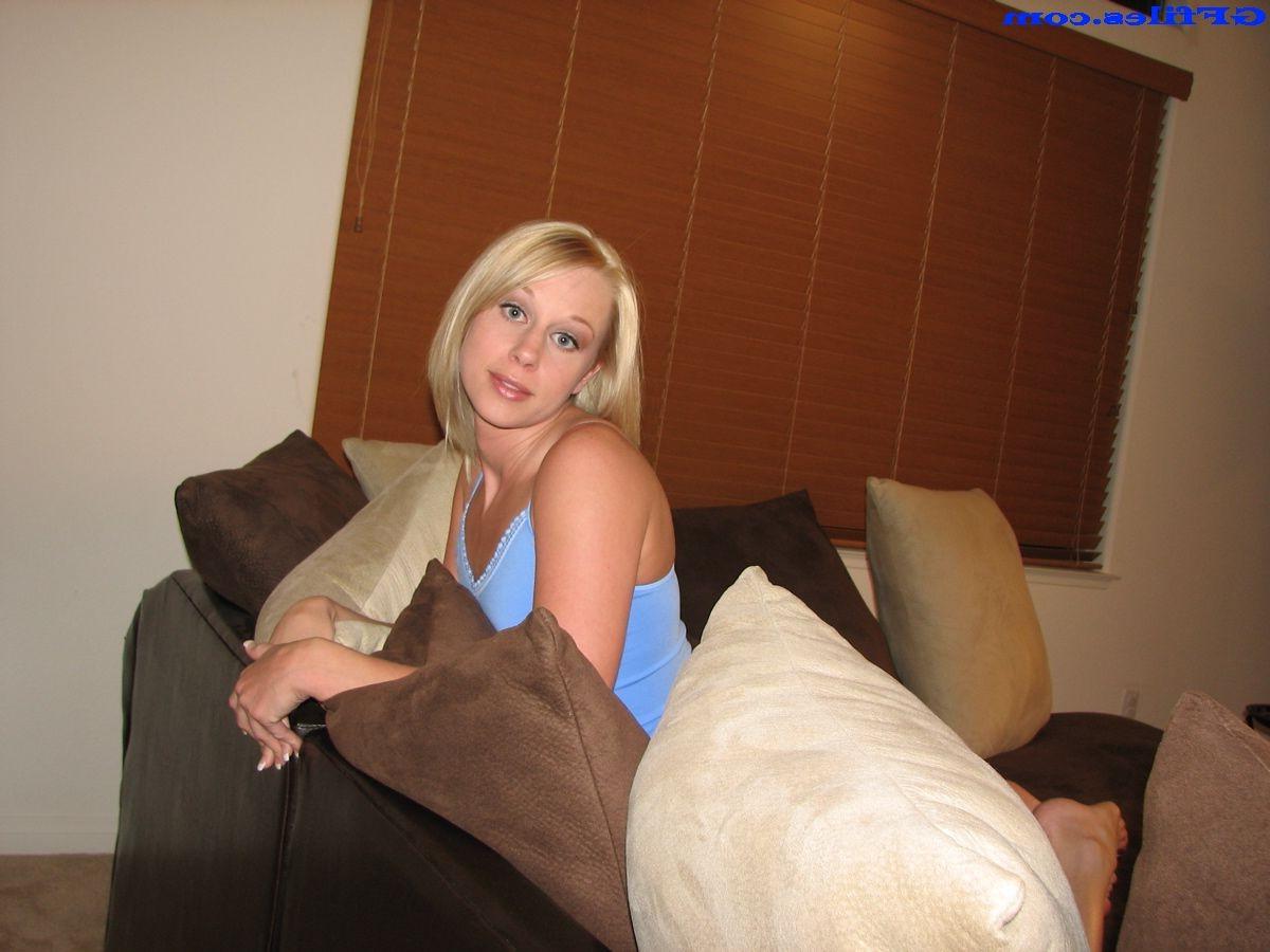 16P Amateur homemade blonde teen tease exgf