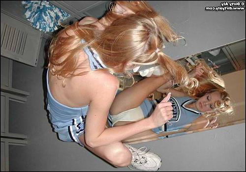 17P Dirty Aly gets changed in the locker room