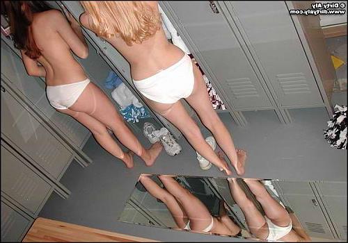 17P Dirty Aly gets changed in the locker room