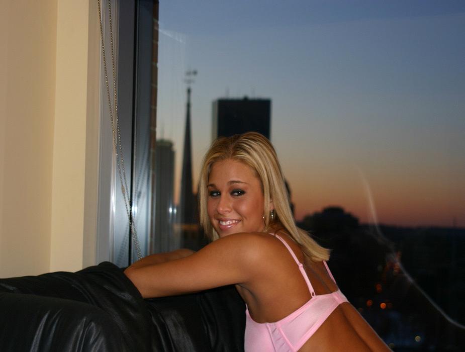 15P Blonde teen hottie teasing in hotel room