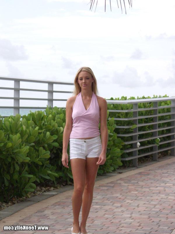 14P Cute Teen In Braces Shows Her Tits