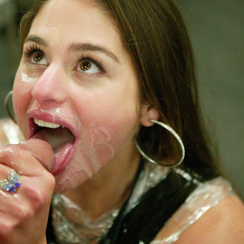 15P Horny teen gfs get blasted with jizz facials