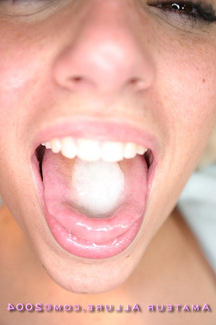 14P Ava giving oral sex and swallowing cum