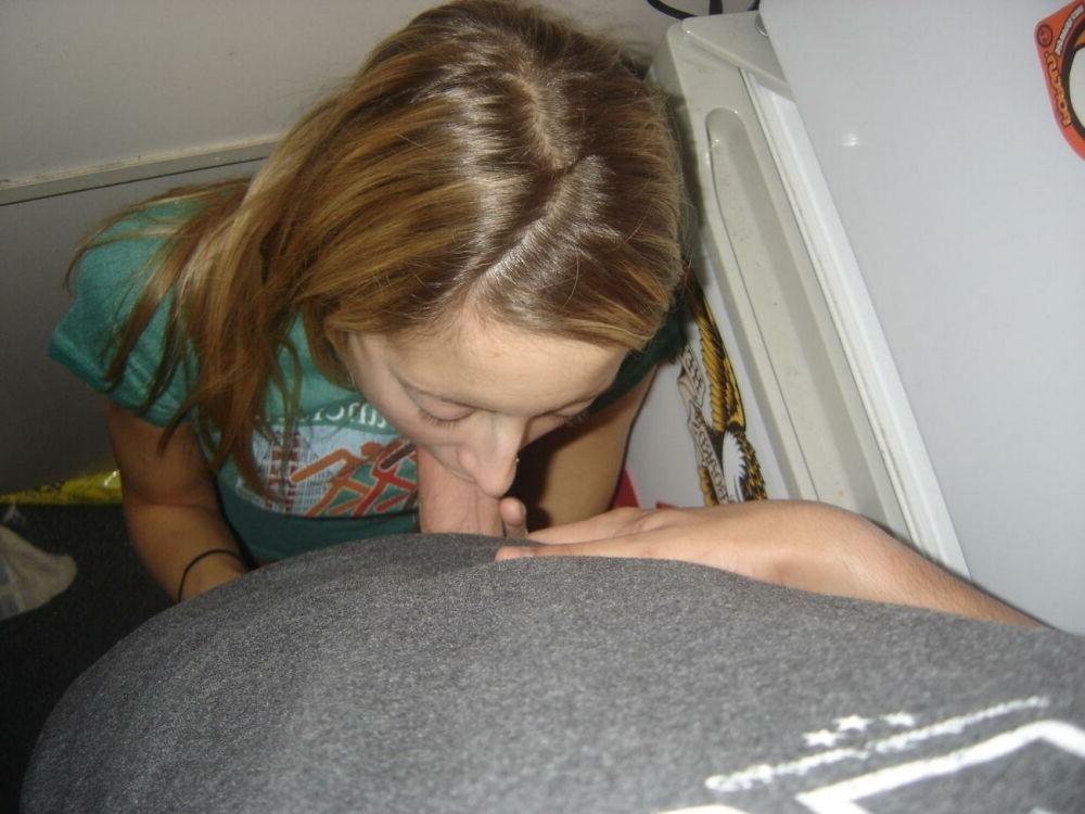 15P Horny teen gfs lick cock and cumshots  16