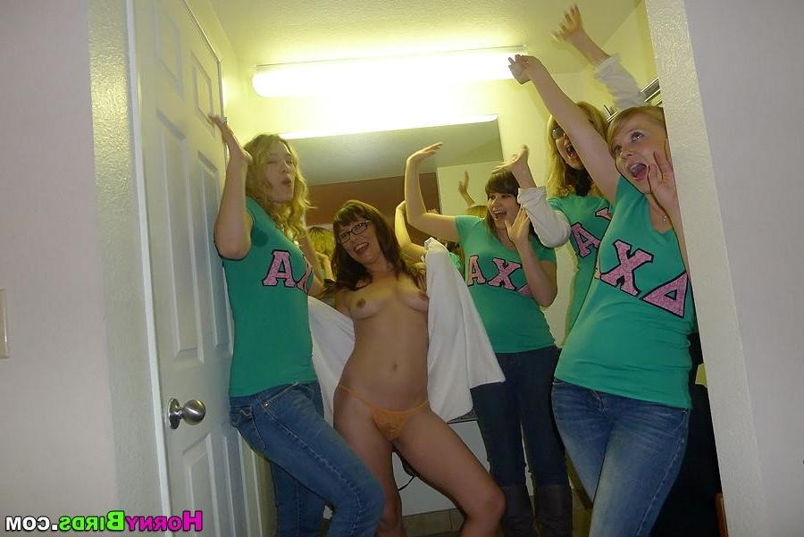 15P Horny CFNM cock stroking amateurs give drunken handjobs at party