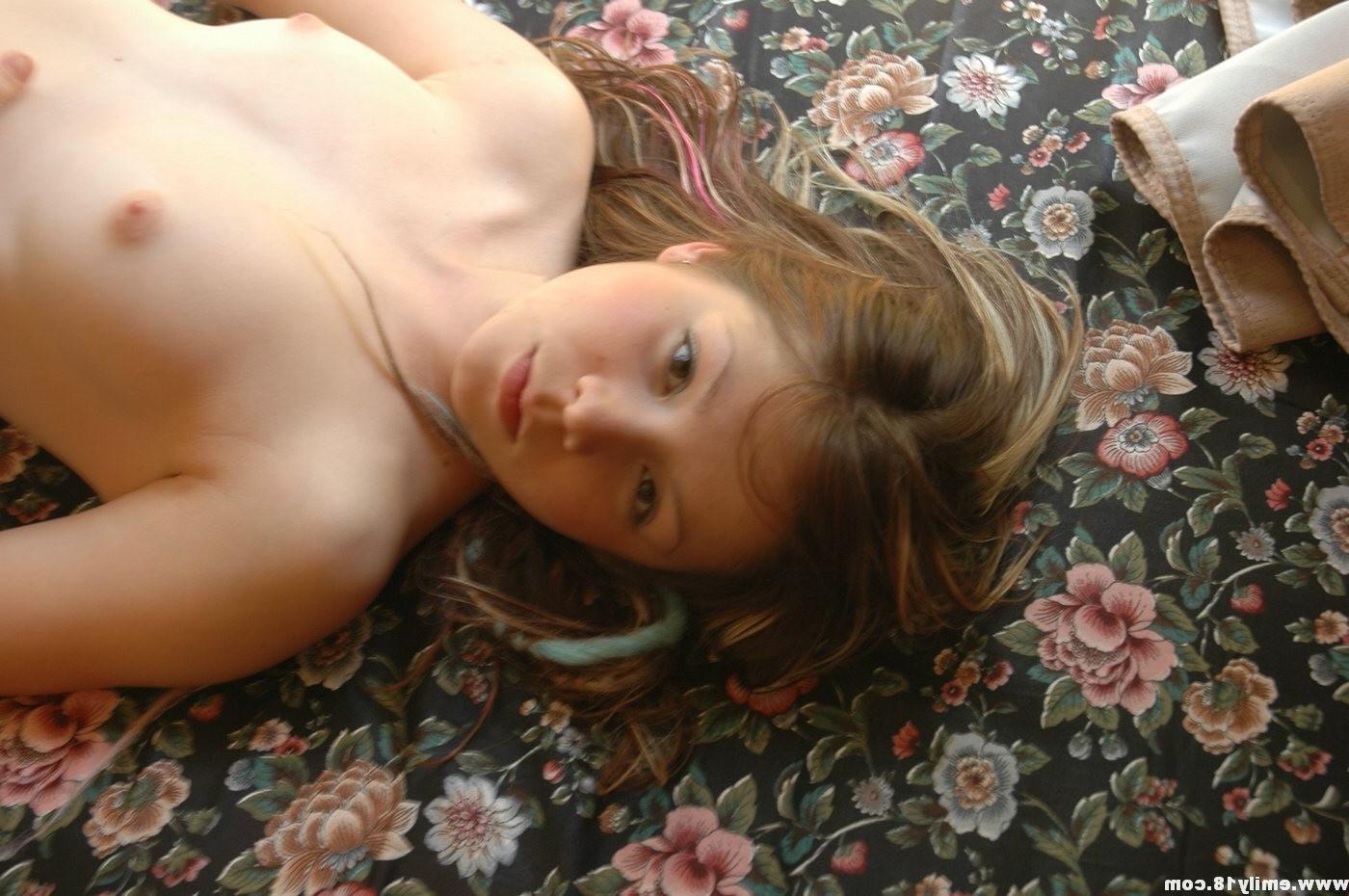 16P Pretty brunette teen girl naked