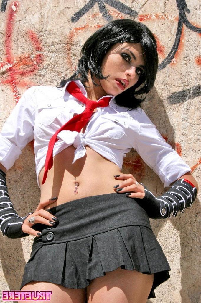 16P Naughty teen schoolgirl vampire