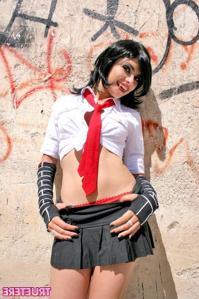 16P Naughty teen schoolgirl vampire