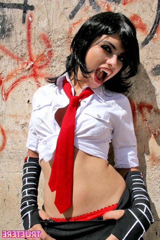 16P Naughty teen schoolgirl vampire