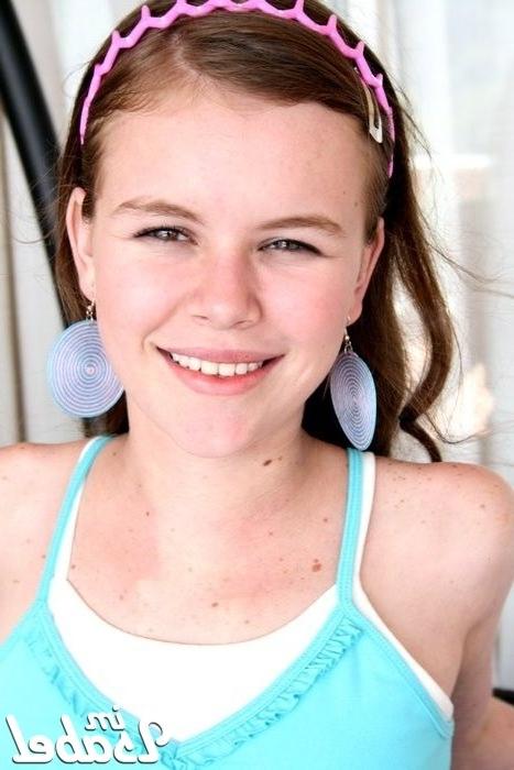16P Small teen girl strips