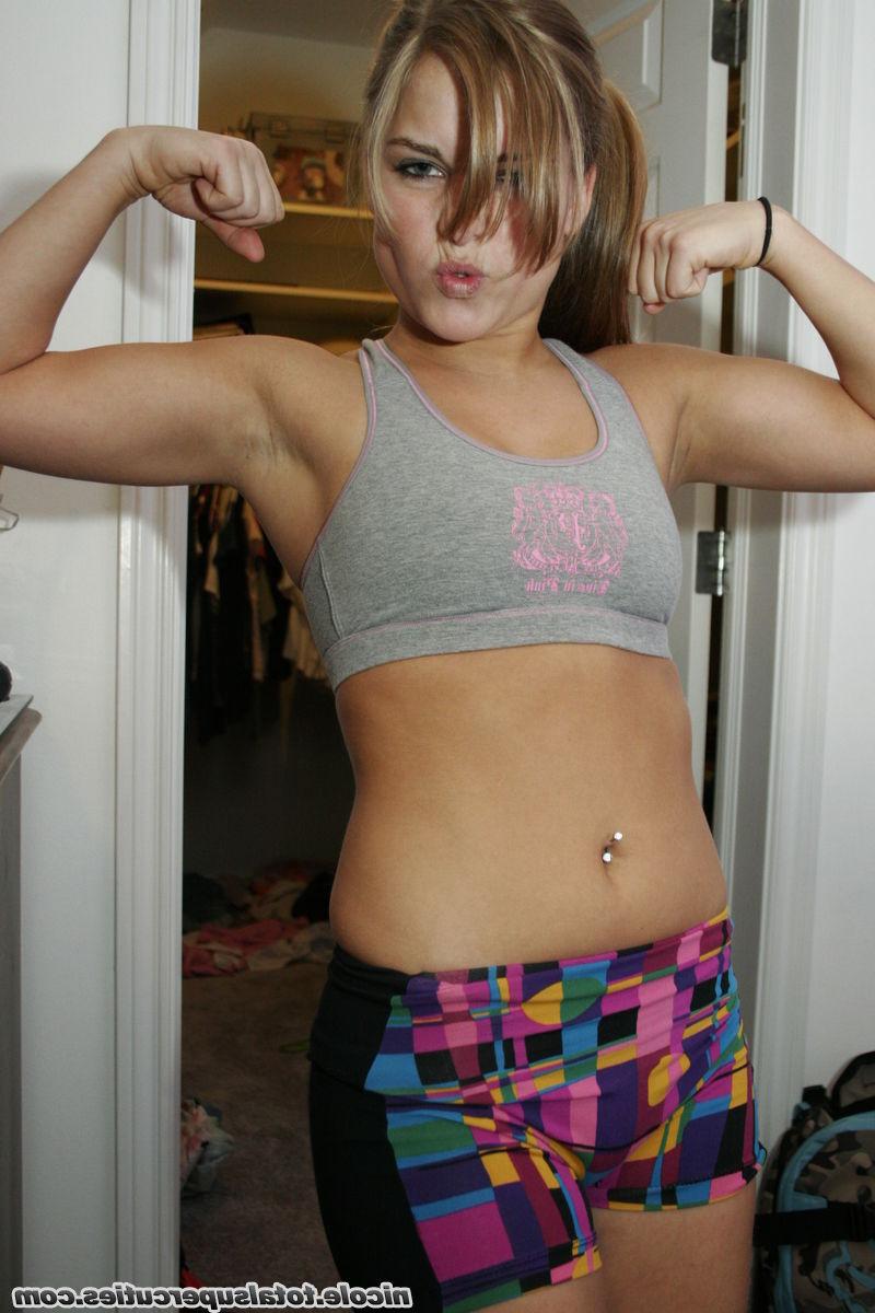16P teen in sports bra