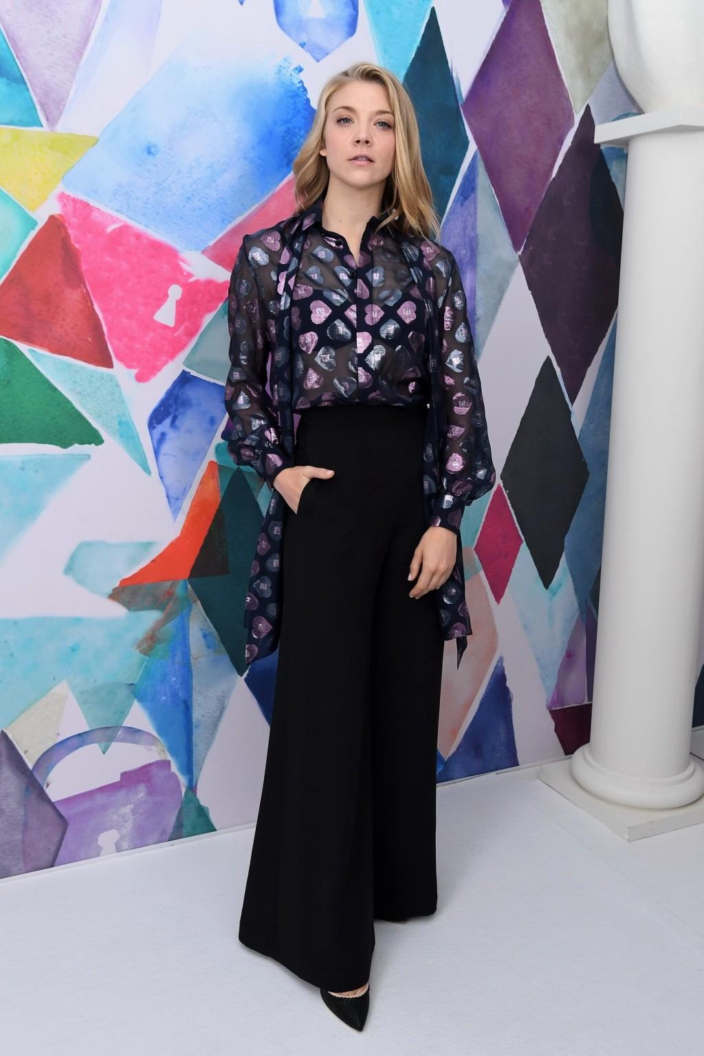 16P Natalie Dormer see through to bra in Paris