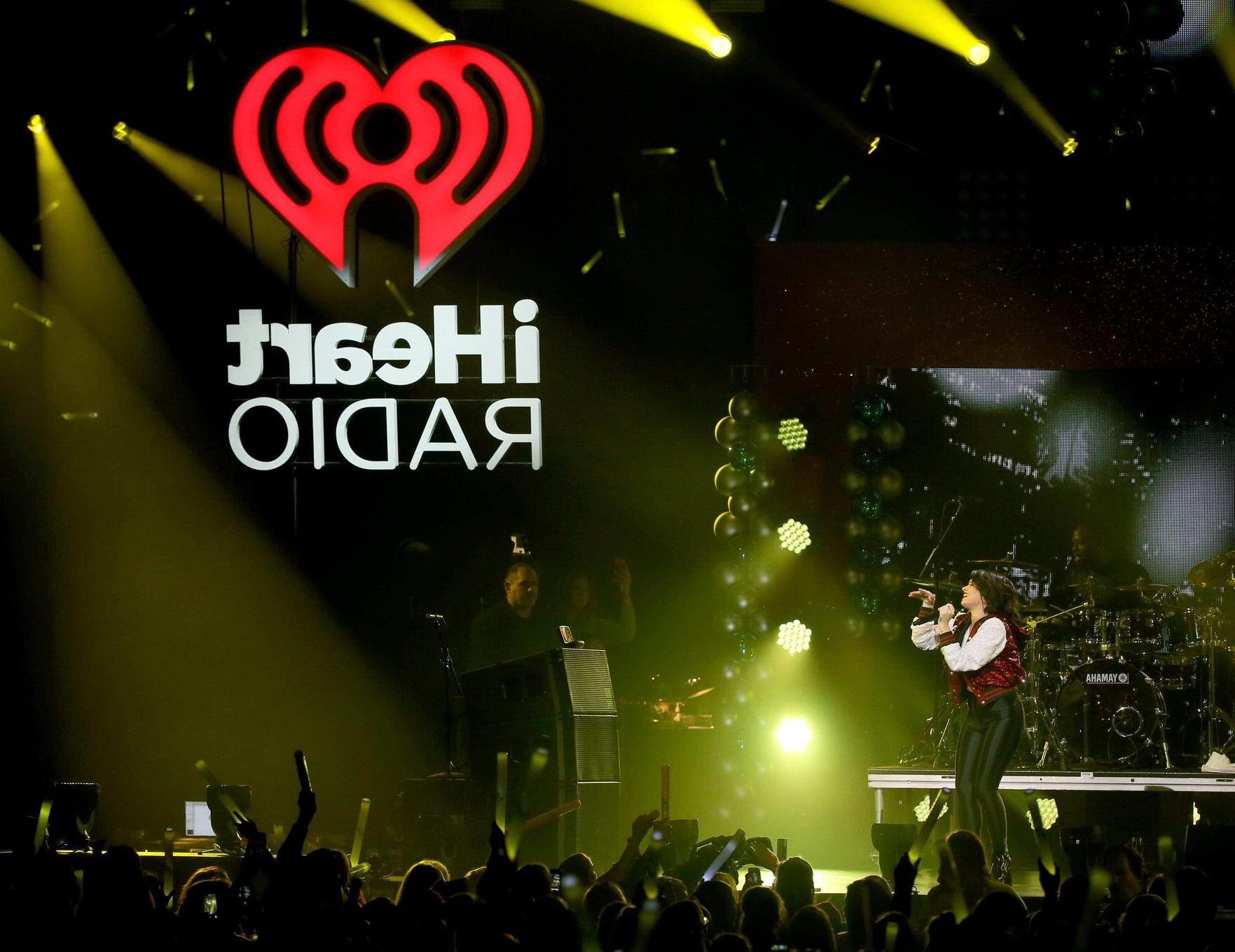 16P Demi Lovato see through to bra while performing at 1013 KDWBs Jingle B