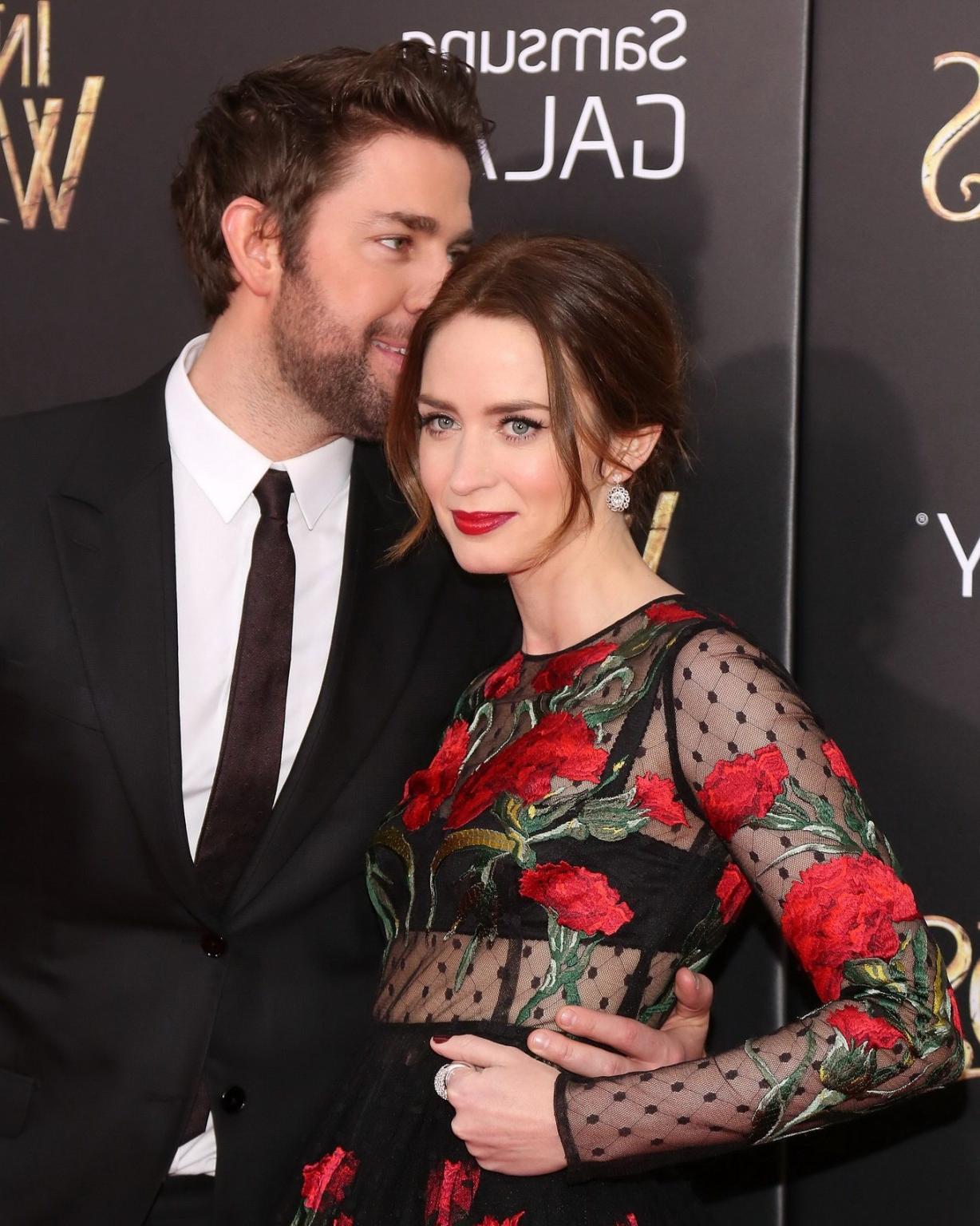 16P Emily Blunt see thru to bra at Into the Woods premiere in NYC