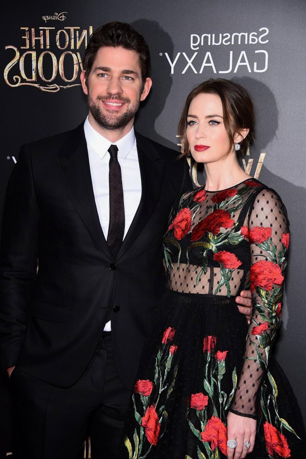 16P Emily Blunt see thru to bra at Into the Woods premiere in NYC