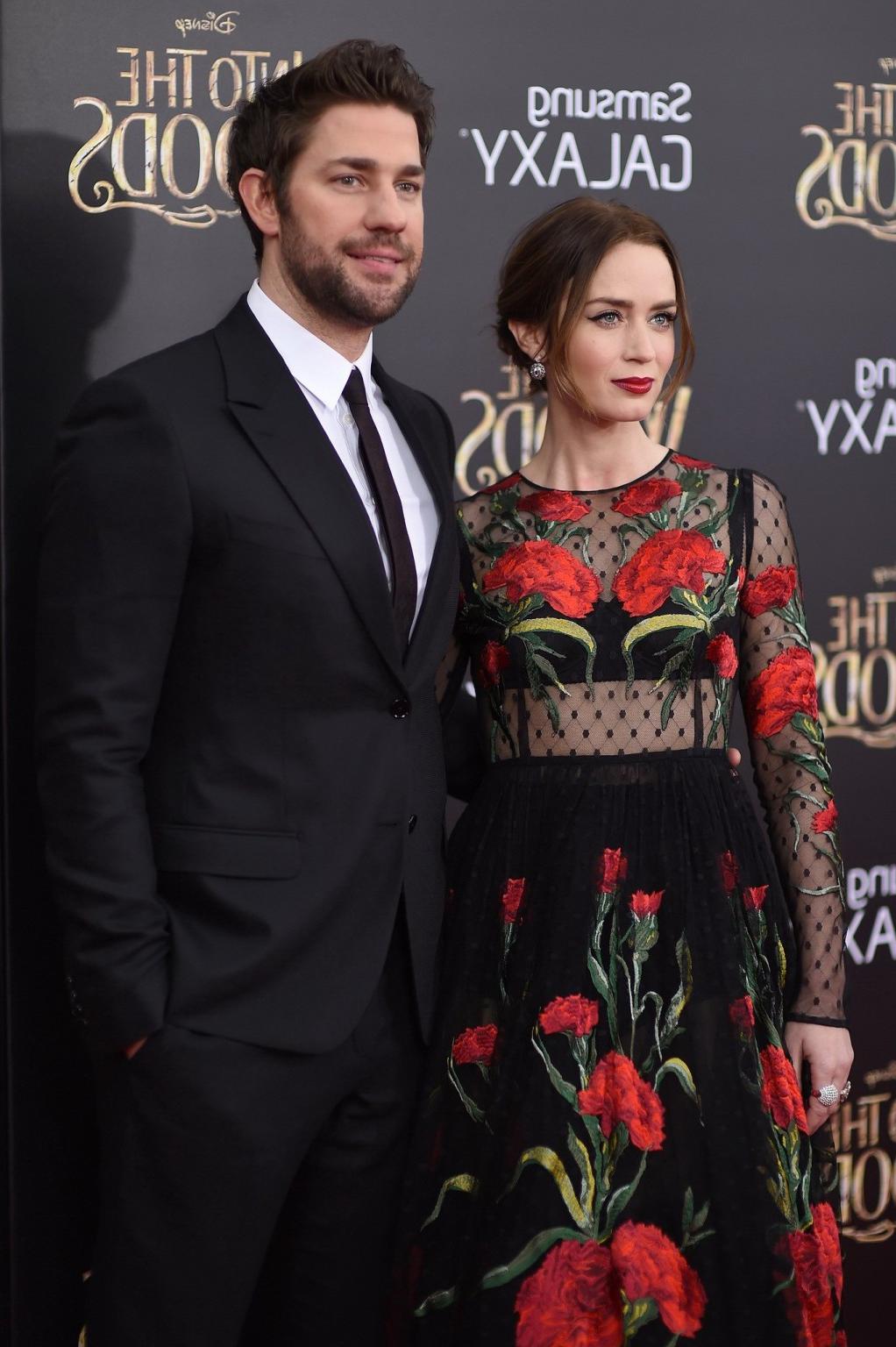 16P Emily Blunt see thru to bra at Into the Woods premiere in NYC