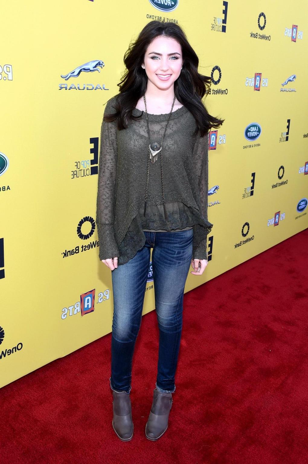 16P Ryan Newman see through to bra at PS ARTS Express Yourself 2014 in Santa Monica
