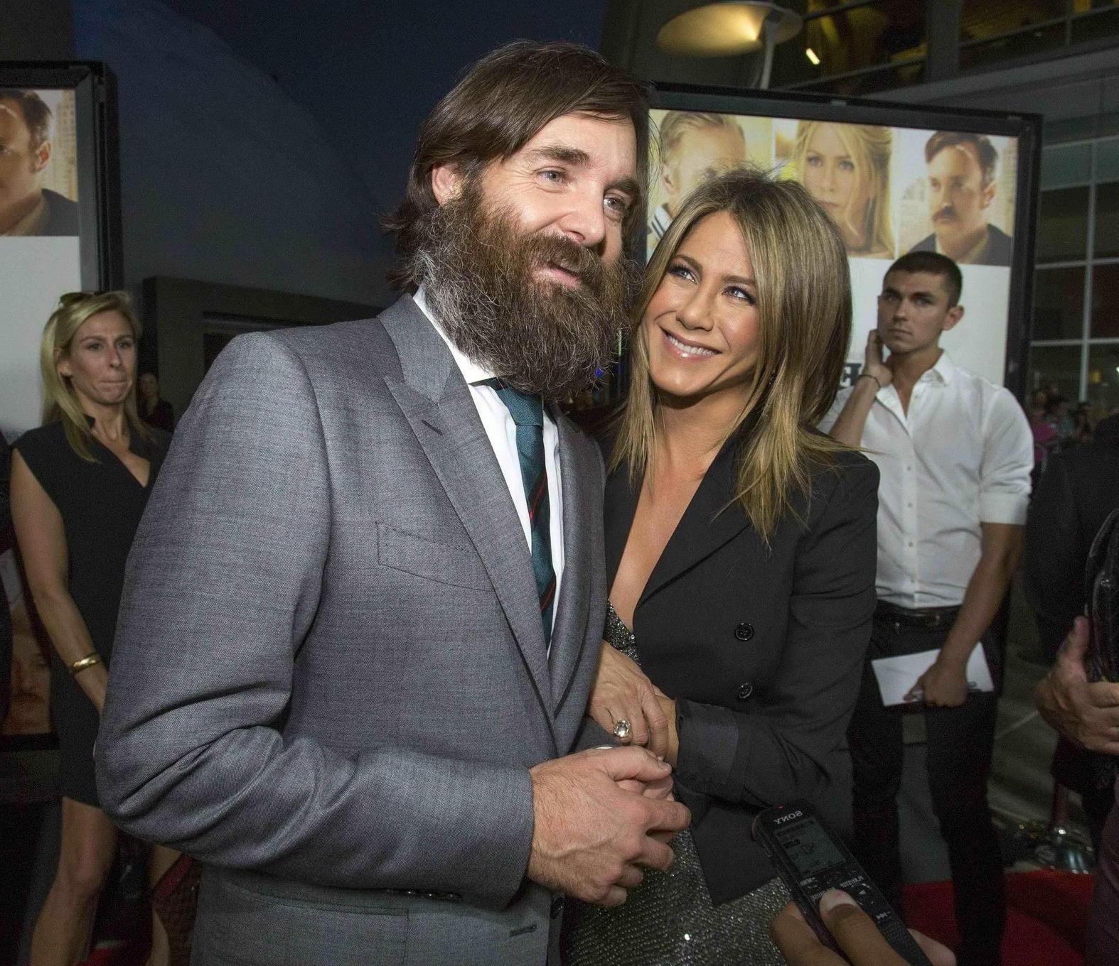 16P Jennifer Aniston pregnant and cleavy at the Life of Crime Premiere At ArcLight C