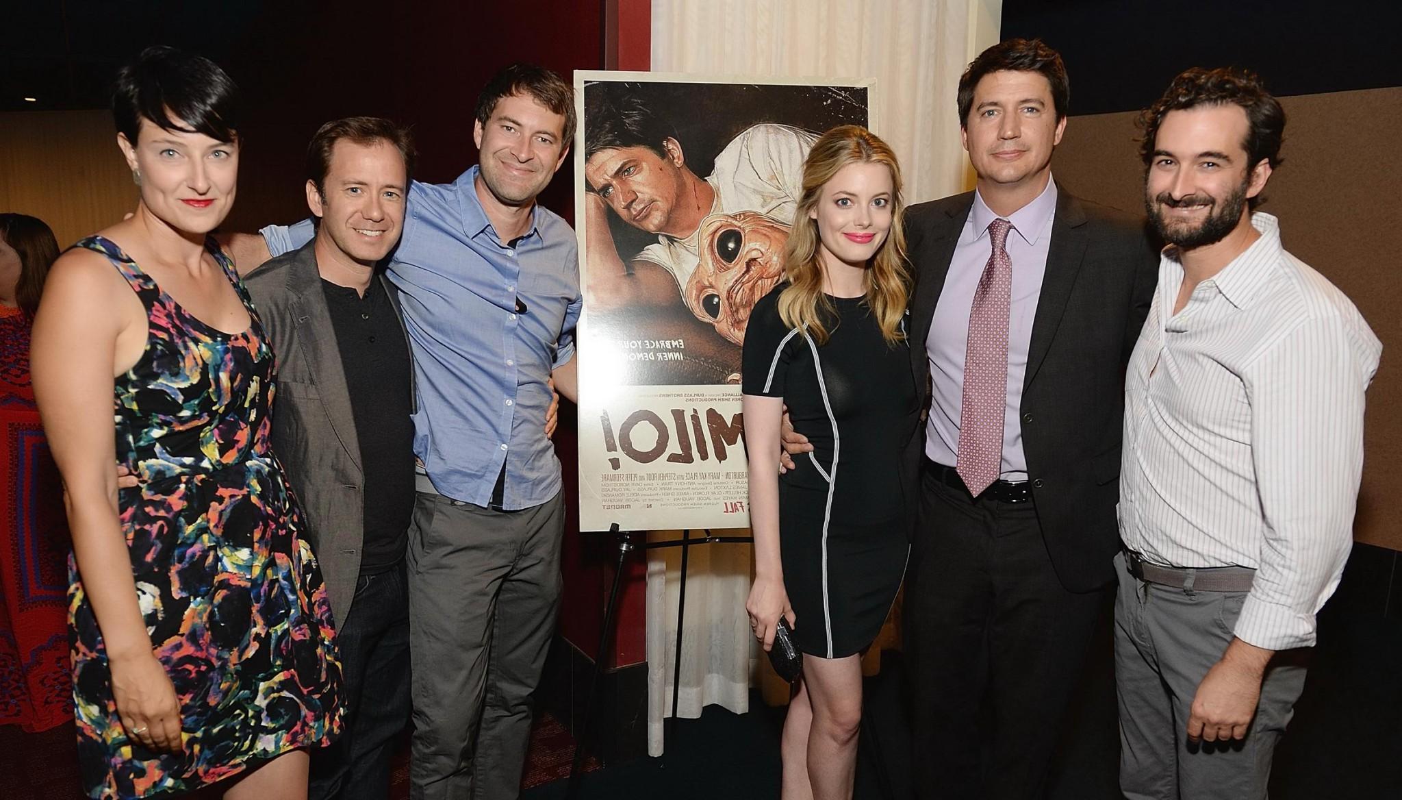 16P Gillian Jacobs see through to bra at the 'Bad Milo' premiere in Hollywood
