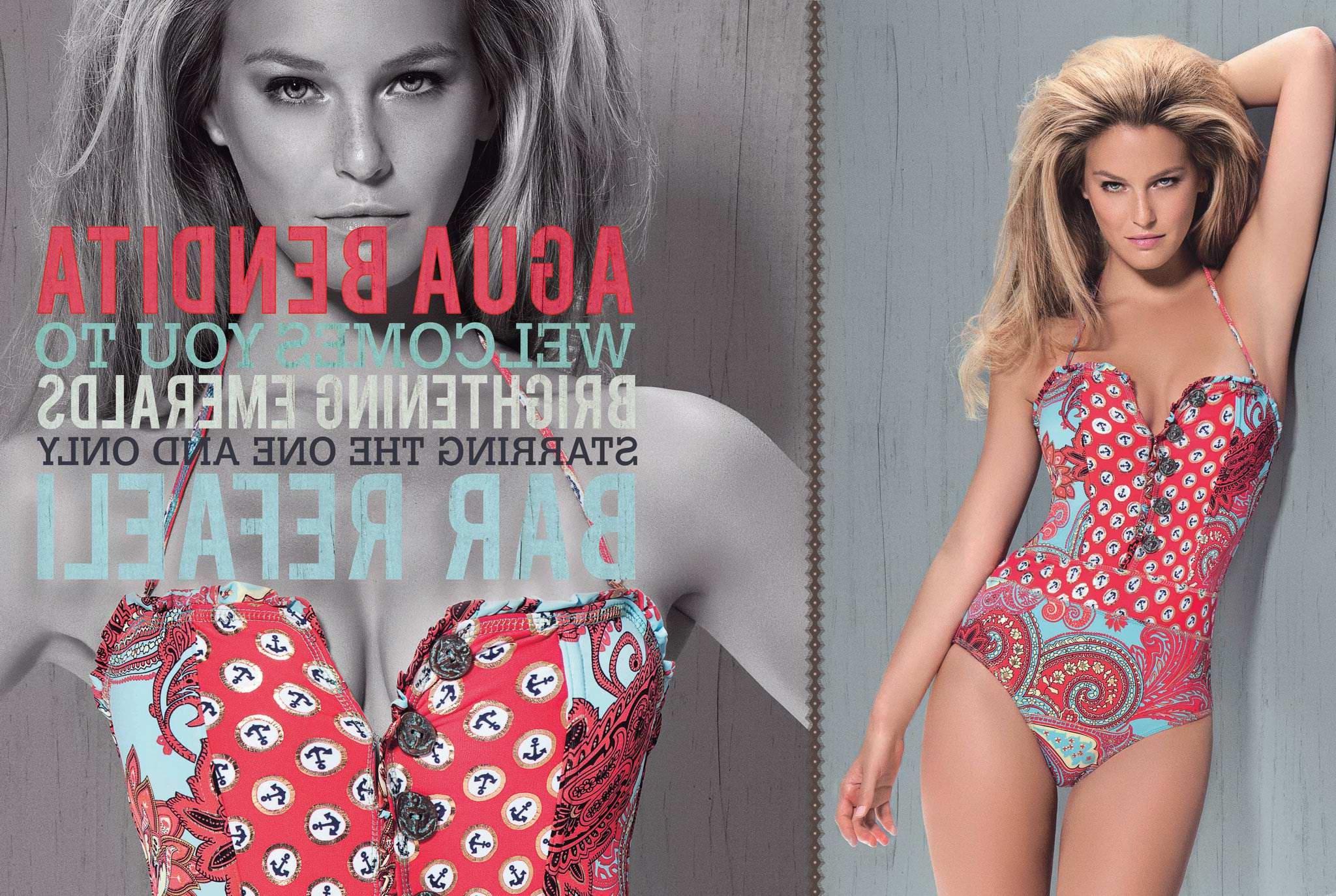 16P Bar Refaeli posing in bikinis for Aqua Bendita 2012 promo campaign