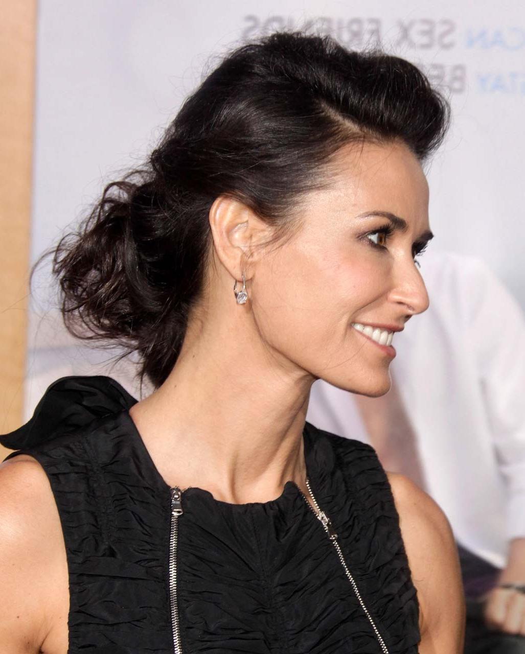 16P Demi Moore leggy in mini skirt and posing with boyfriend paparazzi pictures
