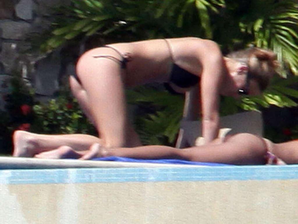 16P Bar Refaeli enjoying on pool and showing her sexy and hot body