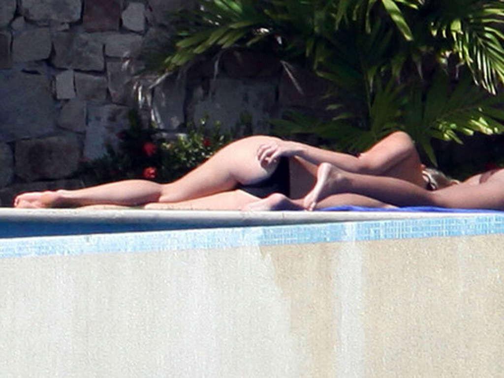 16P Bar Refaeli enjoying on pool and showing her sexy and hot body
