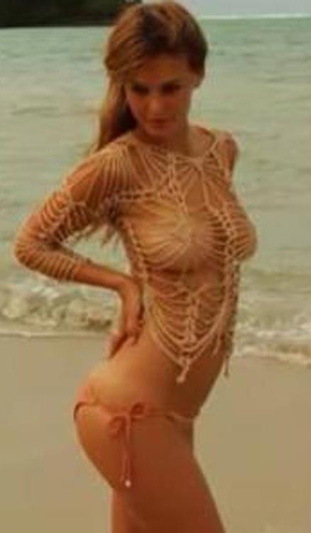 15P Bar Rafaeli in bikini that hardly covers her tits