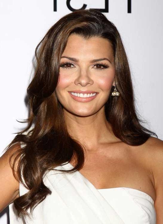 15P Ali Landry big boobs squeezed in sexy bra