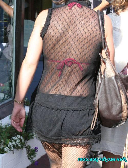 16P Britney Spears upskirt and red bra see thru dress paparazzi pics